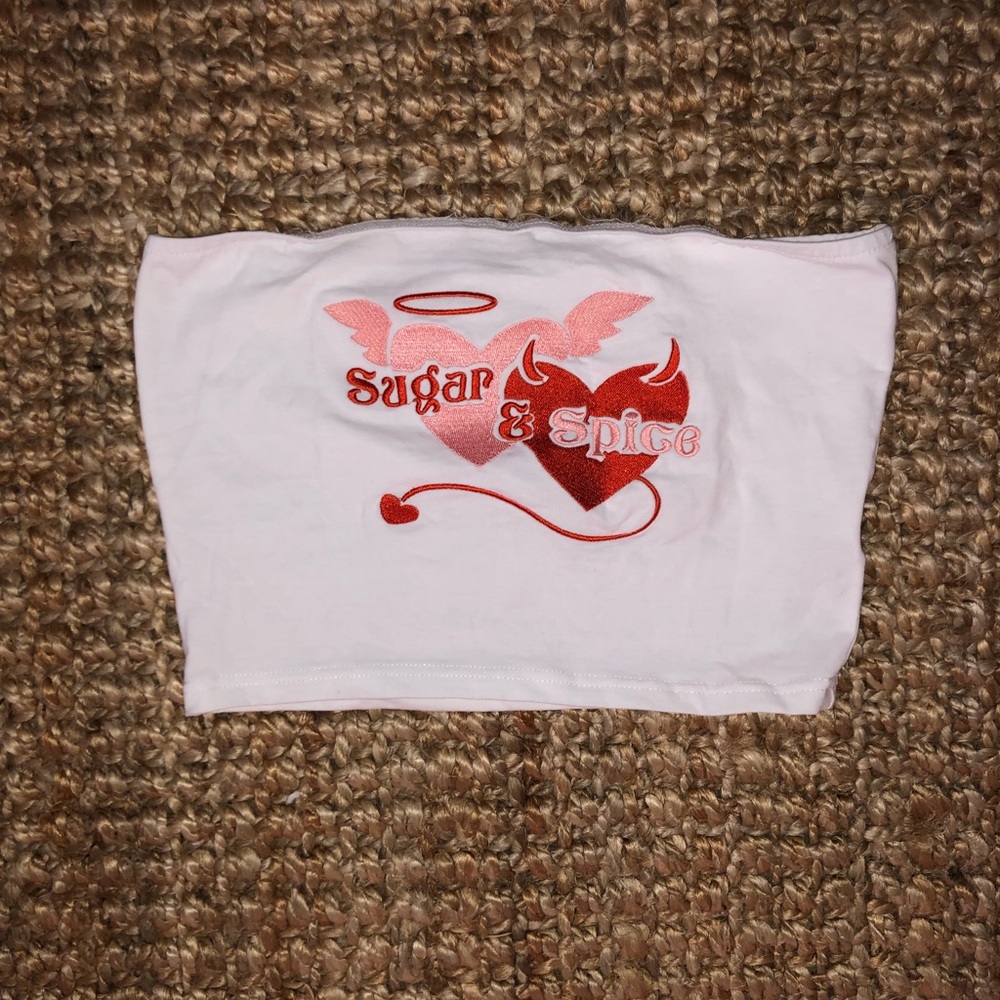 SUGAR AND SPICE womens tube top